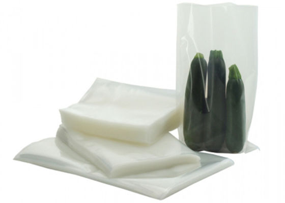 Embossing Surface Food Vacuum Bags Heat Seal Food Grade Clear Nylon PE Pouch