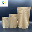 Bolso Kraft biodegradable de color marrón en blanco con tirante de 140um de grosor