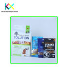 Impresión personalizada de bolsas de fondo plano para bolsas de embalaje de alimentos para mascotas con materiales de calidad alimentaria