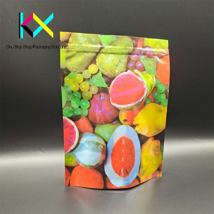 120um-130um espesor bolsas de alimentos compostables con cremallera Bolsas de papel sellables 1