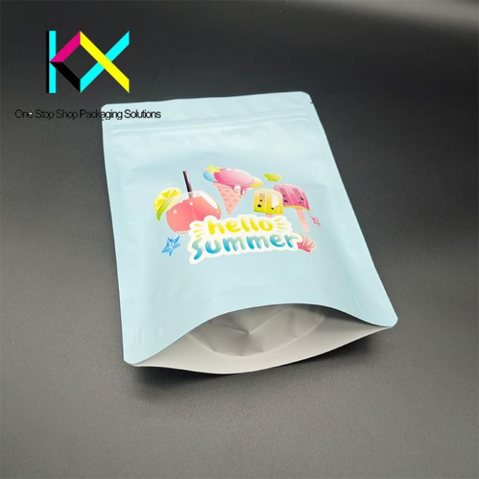 Bolsas de embalaje de papel de aluminio con toque suave impresas digitalmente 3