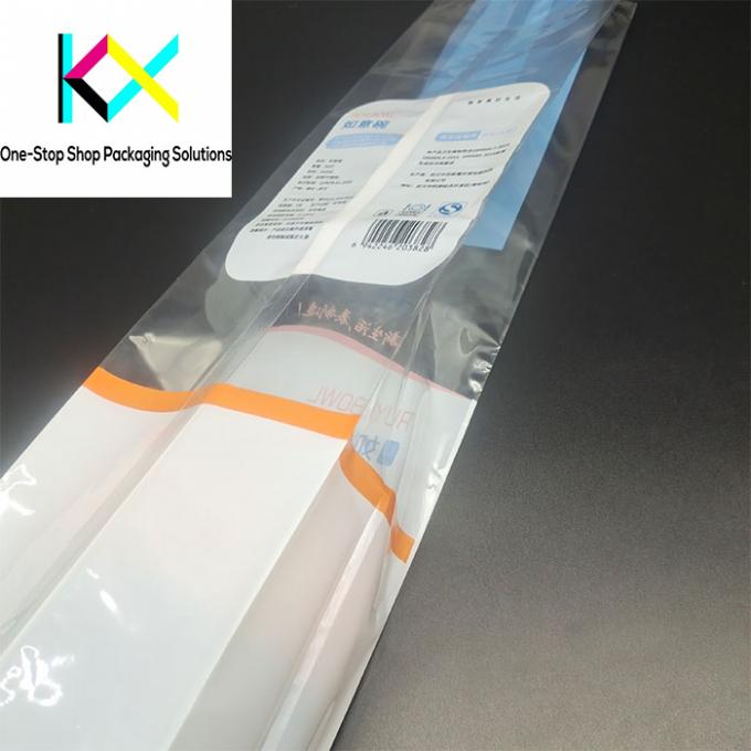 Embalaje de la caja de productos de la caja trasera Sello lateral Bolsas de plástico de enchufe de 120um de espesor 1