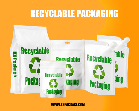 Bolsas de embalaje de alimentos para bocadillos reciclables Chips Frutas secas Bolsas para levantarse 100-120um 7